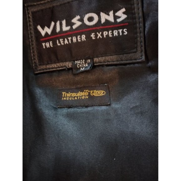 Wilson's Unisex Leather‎ Jacket with Removable Thinsulate Lining - Picture 7 of 11